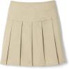 French Toast Little Girls’ Pleated Scooter with Ribbon(Khaki)