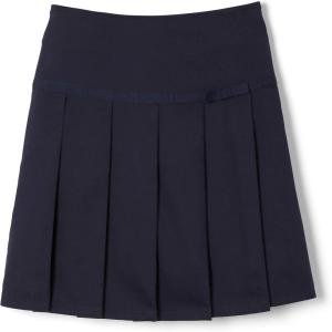 French Toast Little Girls’ Pleated Scooter with Ribbon(Navy)